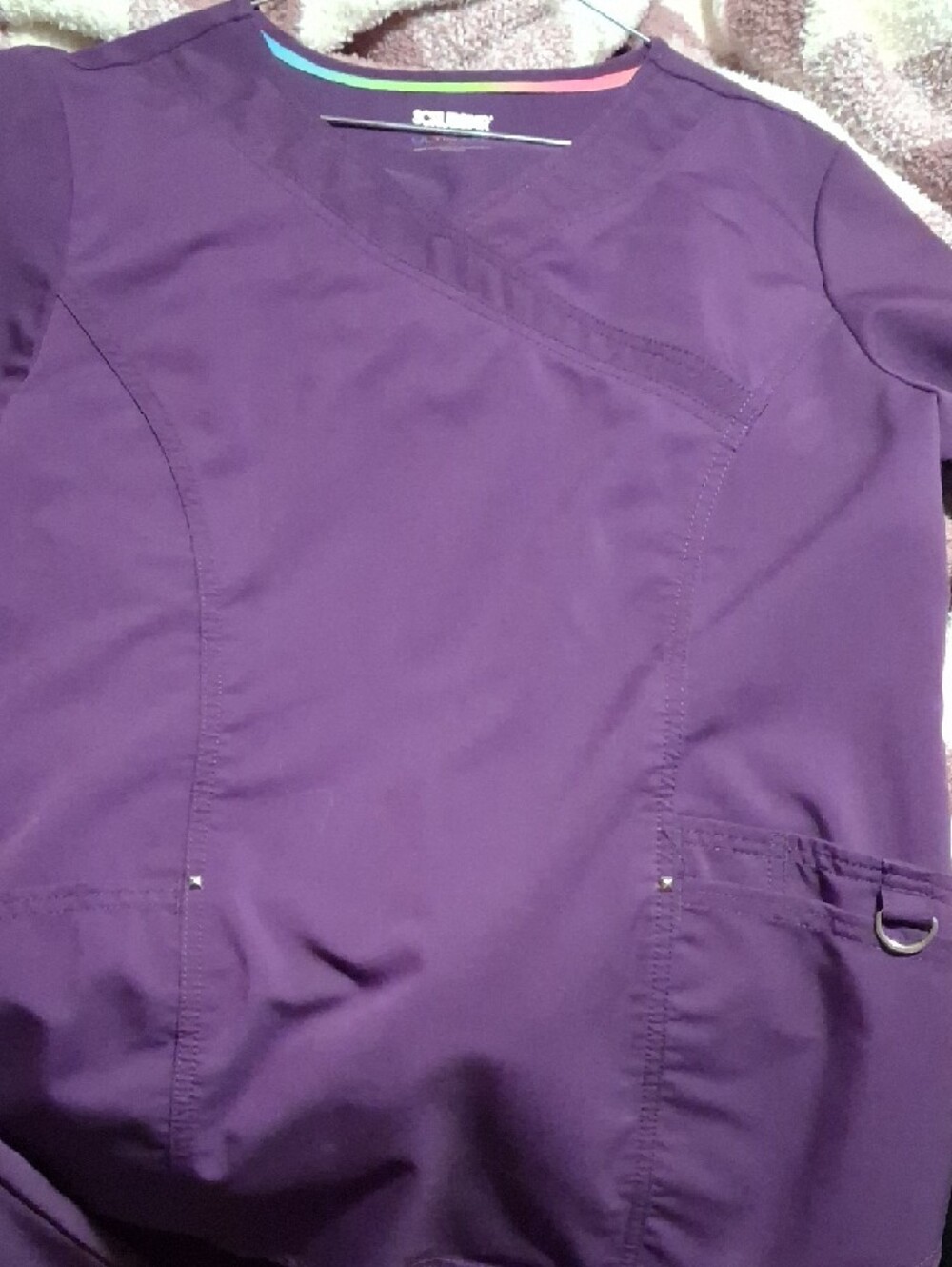 Scrubstar Purple Women's Scrub Set - Picture 2 of 5